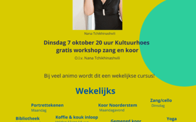 Wat is er te doen in het Kultuurhoes?